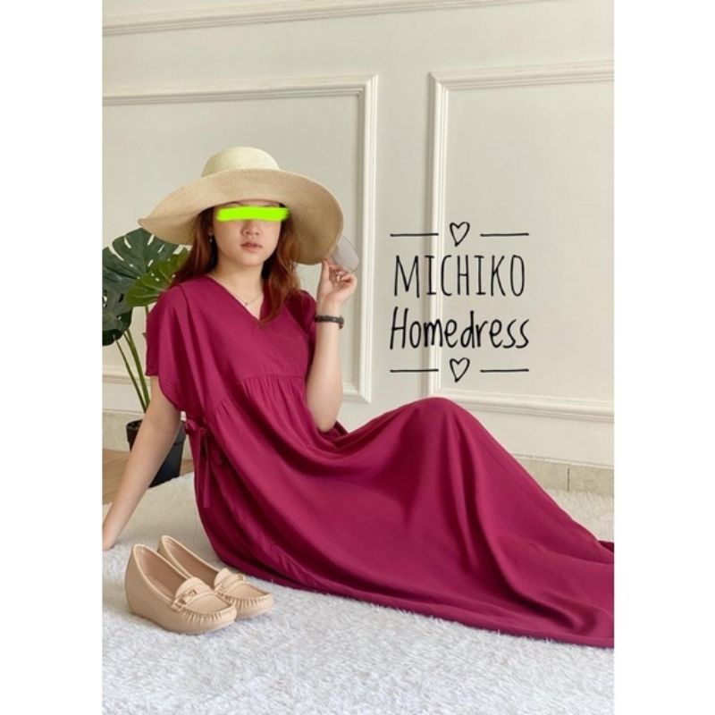 DASTER KIMONO PANJANG POLOS BUSUI DASTER KIMONO JUMBO SEMATA KAKI HOMEDRESS KEKINIAN DASTER VIRAL DASTER JUMBO LD 120-MAROON