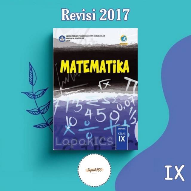 Buku Matematika SMP Kelas 9 Revisi 2017-2018  Kurikulum 2013 Kurtilas