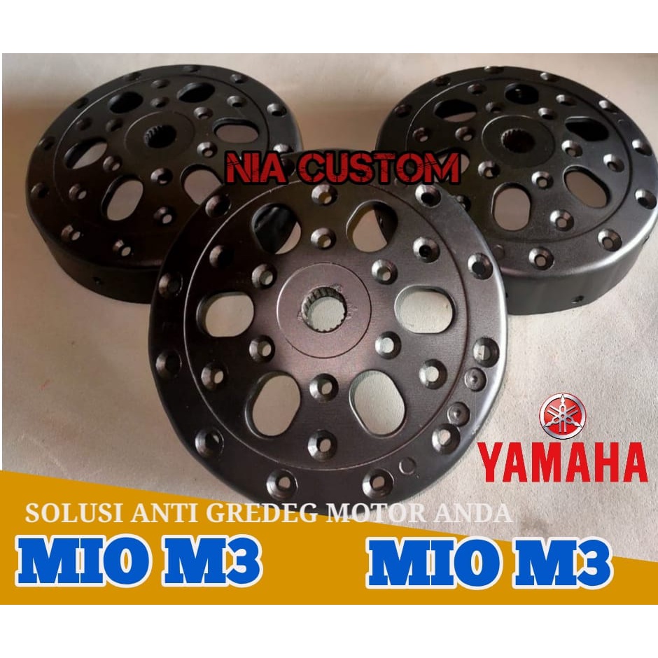 Mangkok Kampas Ganda MIO M3 CUSTOM ORIGINAL ANTI GREDEG