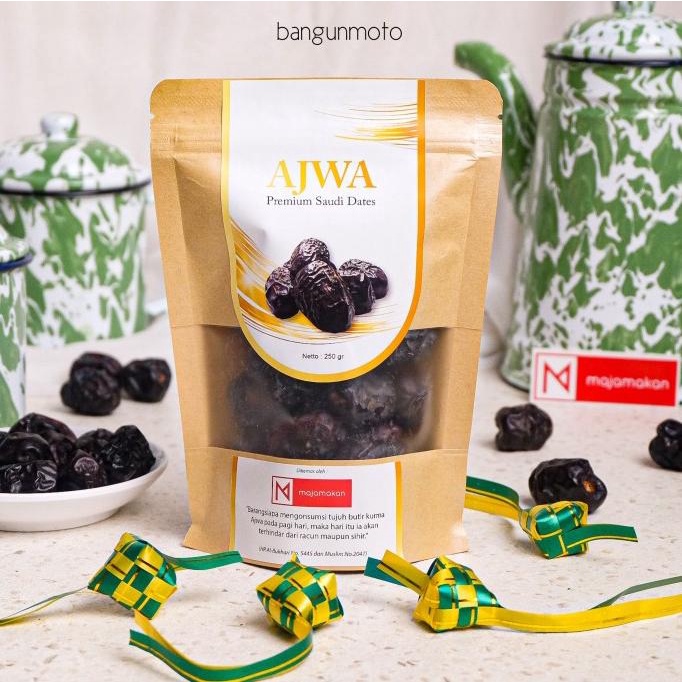 

Kurma Ajwa 250 gr Kurma Nabi Asli dari Madinah Premium Dates Quality