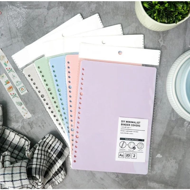 

Minimalis Binder Cover Macaron A5 dan B5