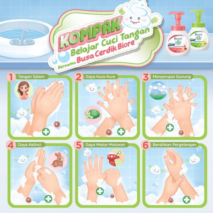 Sabun Cuci Tangan Biore Guard Foaming Foamy Foam HandSoap Isi Ulang Refill 250 ml 250ml Hijau Fresh