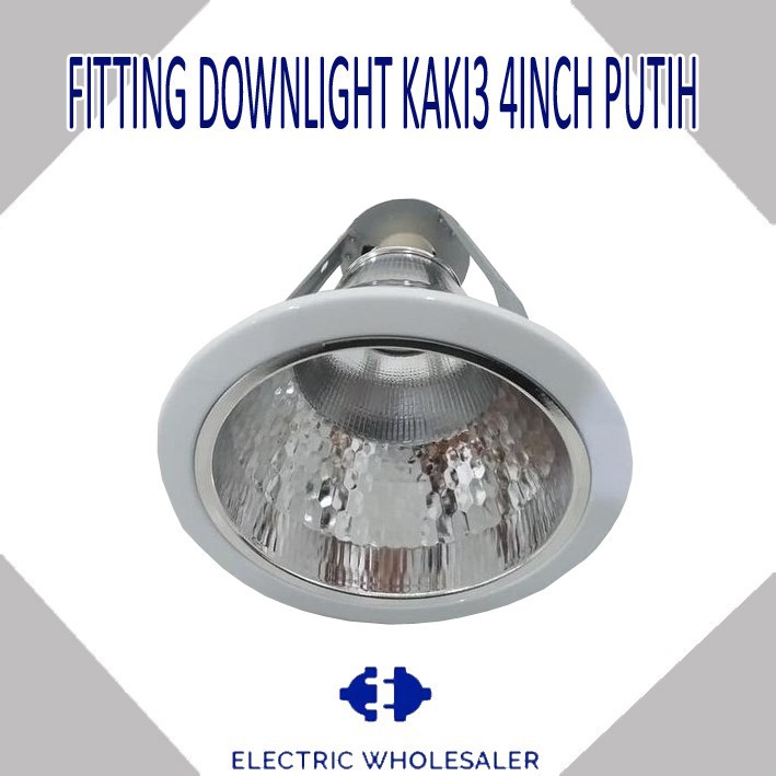 FITTING DOWNLIGHT KAKI 3 4 INCH PUTIH