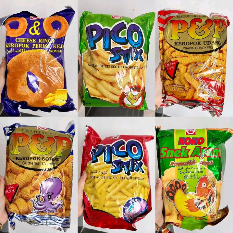 Pico Stix Ayam / Cheese Ring / Keropok Rasa Keju / Snack Malaysia / Pico Stix Ayam