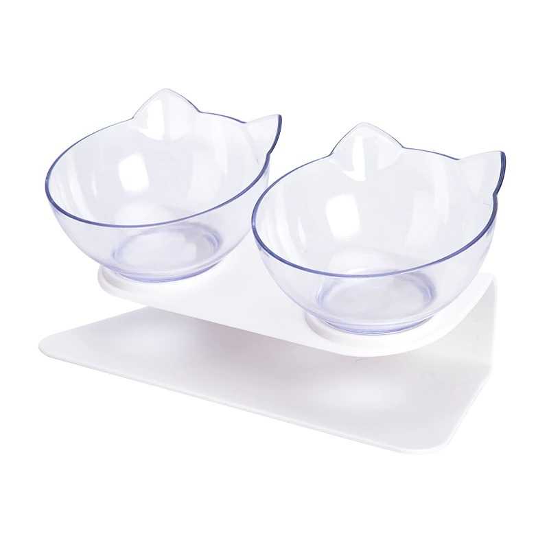 Tempat Makan Hewan Kucing Anjing Feeding Double Bowl -