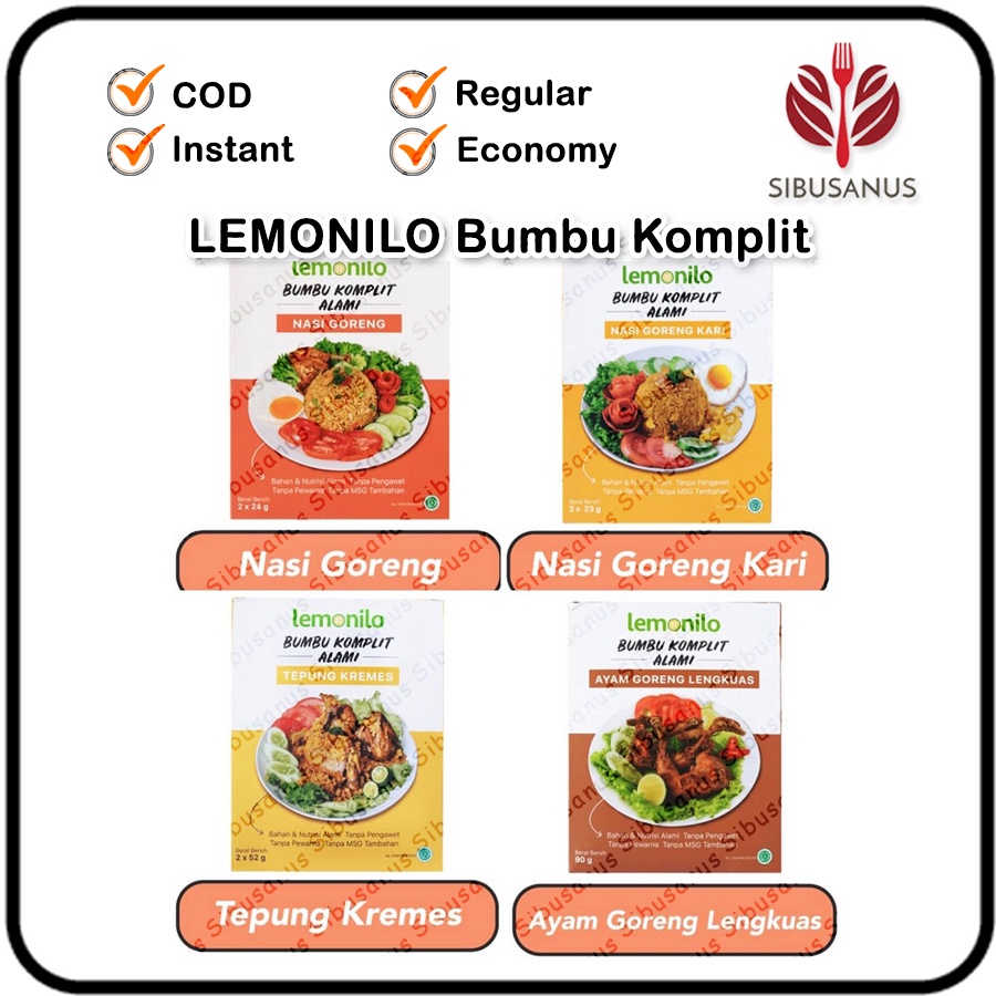 Lemonilo Bumbu Komplit Ayam Lengkuas Mpasi Nasi Goreng