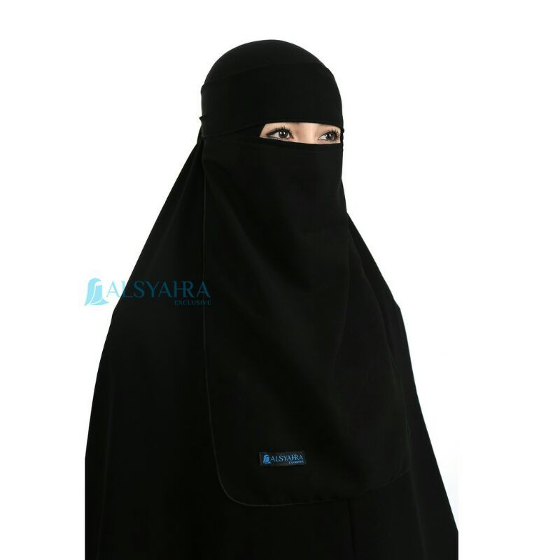 Niqab Bandana Jetblack Edition Alsyahra Exclusive