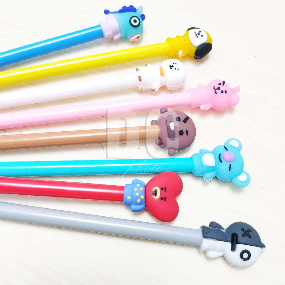 MURAH!!! PULPEN BT21 BULPEN GEL KARAKTER BTS PENA KPOP