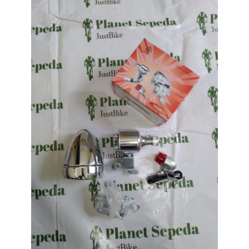 Lampu Dinamo Sepeda Ontel Sheng Xiong Jadul Vintage Klasik