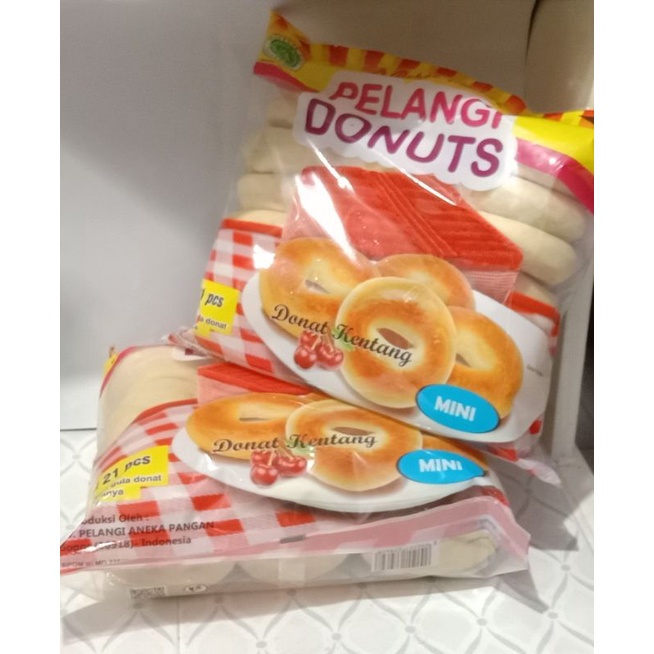 

KINGFROZZ - Donat Kentang Pelangi besar isi 10