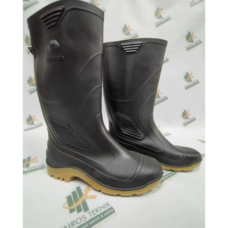 Sepatu Boot Tinggi AP Boots AP TERRA ECO 3 HITAM Kontruksi Tangguh / AP BOOTS ORIGINAL