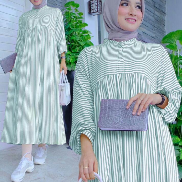 𝓧𝓨𝓩 Fashion Muslim / Pakaian Muslim Wanita / Bisa COD / Baju Long Tunik Jumbo Ukuran M L XL XXL LD 1