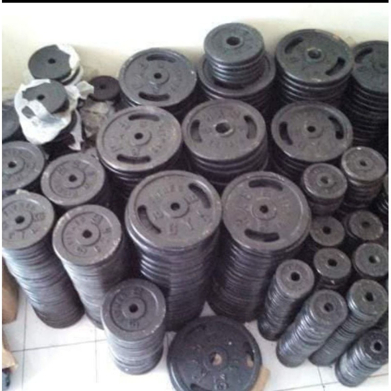 plat dumbell besi 1,25 kg -25kg 35000/kg
