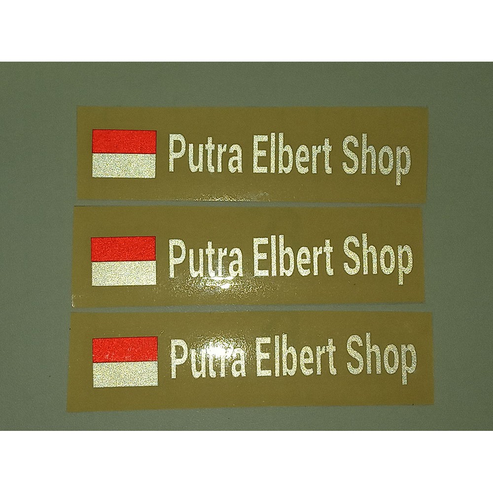 Sticker Cutting Vinyl Reflektif Sepeda Helm Motor Mobil  