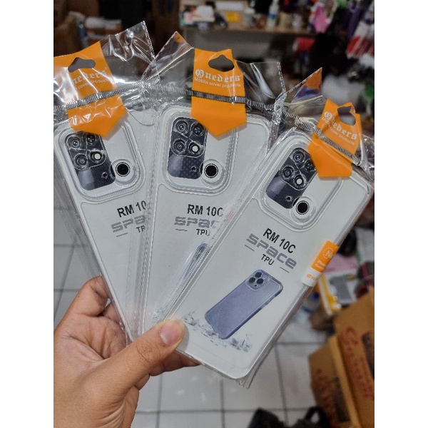 Softcase TPU Bening Transparan Xiaomi Redmi 10C with Protect Camera