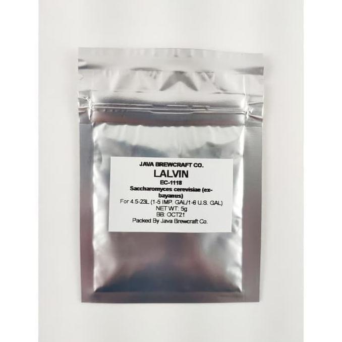 

Lalvin EC 1118 Wine yeast 5 gram asal Canada