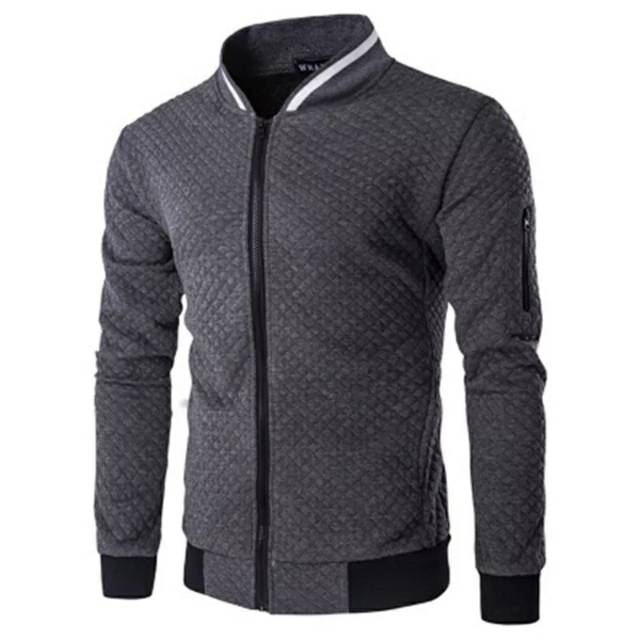 PREMIUM Jaket Pria Fleece Bomber Winter Korea Sweater Slimfit RFLA Silverstone Ariel COD Free ongkir