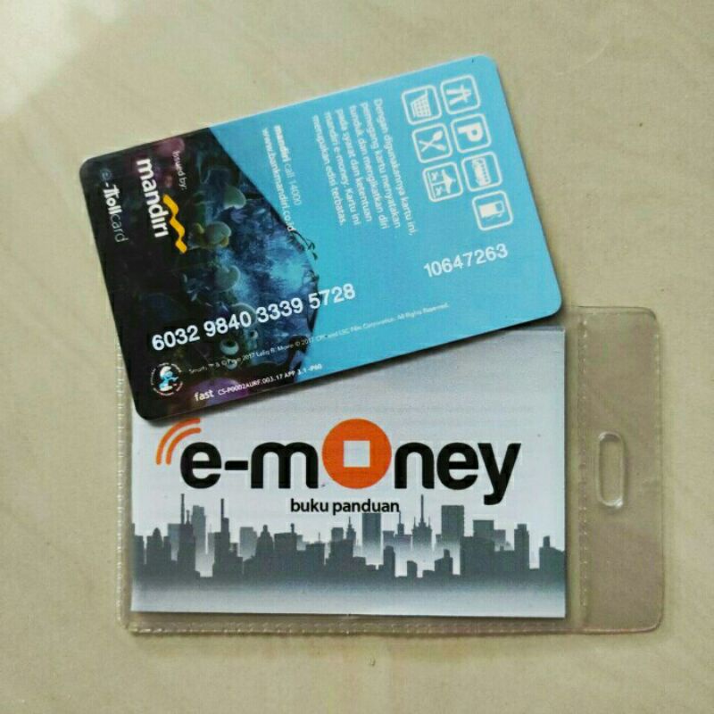 Mandiri eMoney Rare Edition - SMURFS -The Lost Villages ORI /Like eTOLL Tapcash Flazz or Brizzi