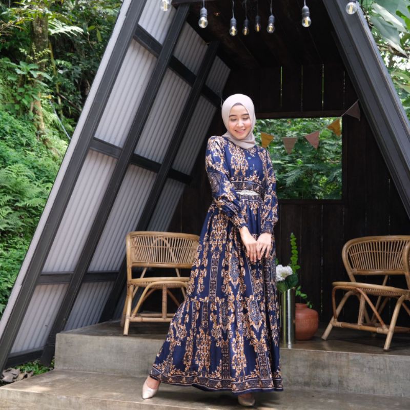 (BISA COD)  VENYA DRESS by SAFA HIJAB STORE