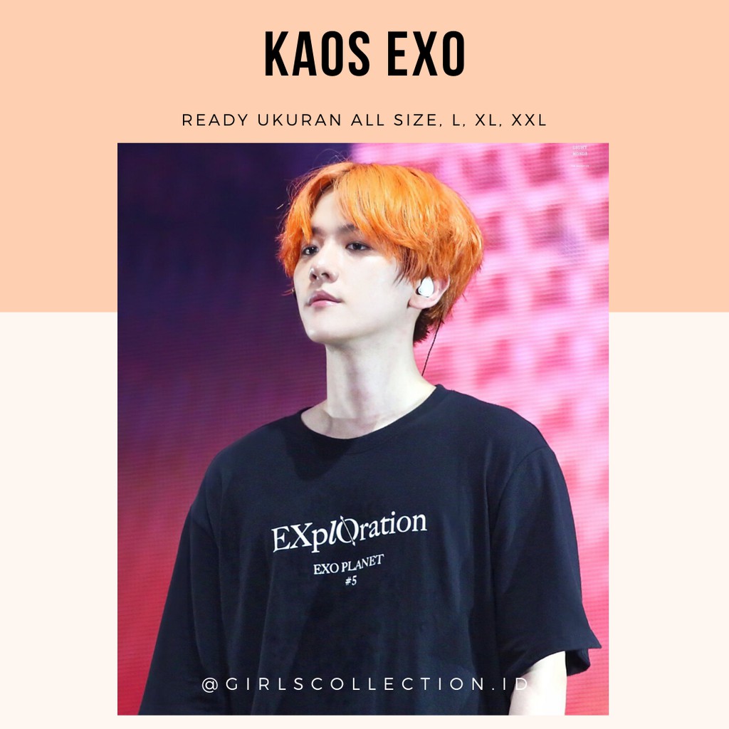  KAOS  EXO BAJU KAOS  KOREA  OVERSIZE  Shopee Indonesia