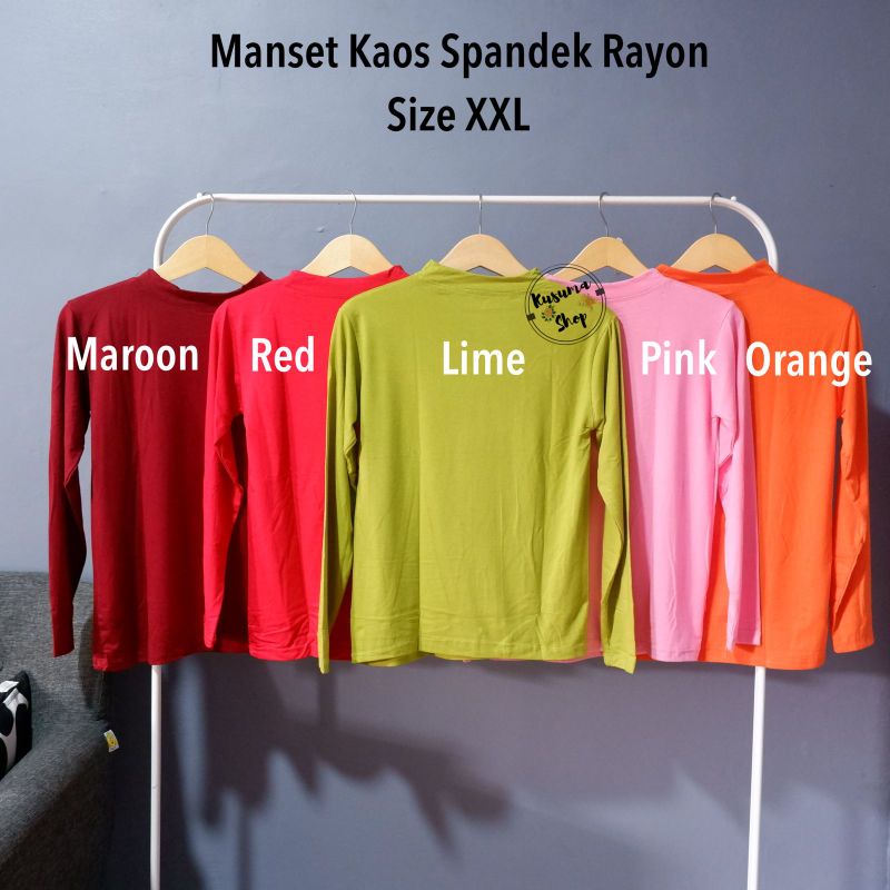 Manset Baju Bahan Rayon Size XXL LD 92-105cm