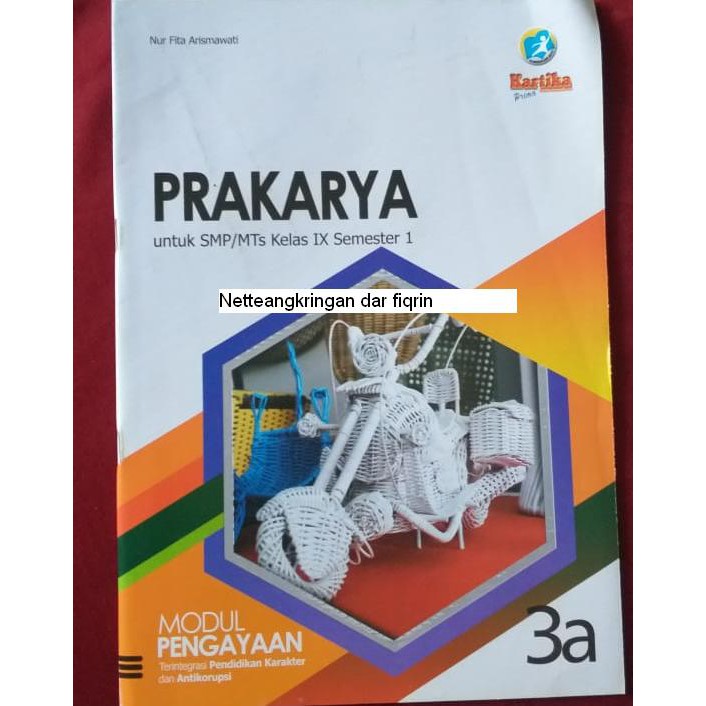 Lks Prakarya Smp Mts Kelas Ix Sembilan Smtr 1 K13 Rev 2018 Baru Top Shopee Indonesia