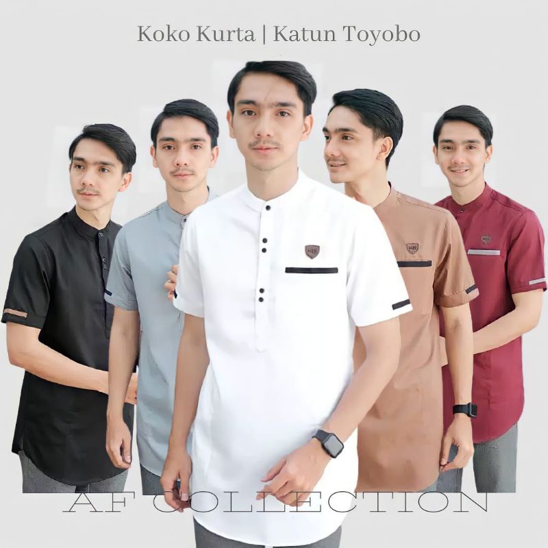 Koko Kurta Koko Kurta Lengan Pendek Baju Koko Baju Koko Polos Koko Kurta Polos Baju Muslim Baju Musl