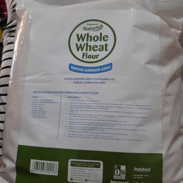 

BOGASARI TEPUNG GANDUM UTUH 5KG, U/ MEMBUAT ROTI GANDUM, BISKUIT DLL