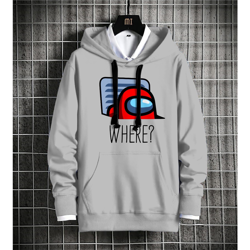 HOODIE ANONG US WHERE BAHAN FLEECE - A5GARD88