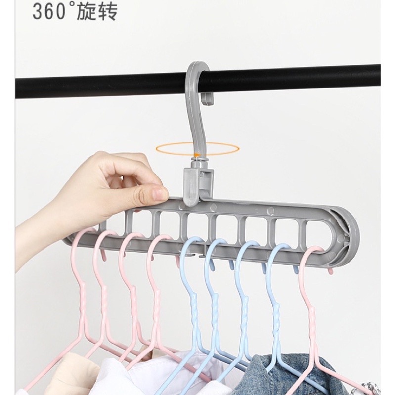 ✨NAGIHI✨ Magic Hanger Instant 9 in 1 / Gantungan Baju Ajaib / Gantungan Baju 9 in 1