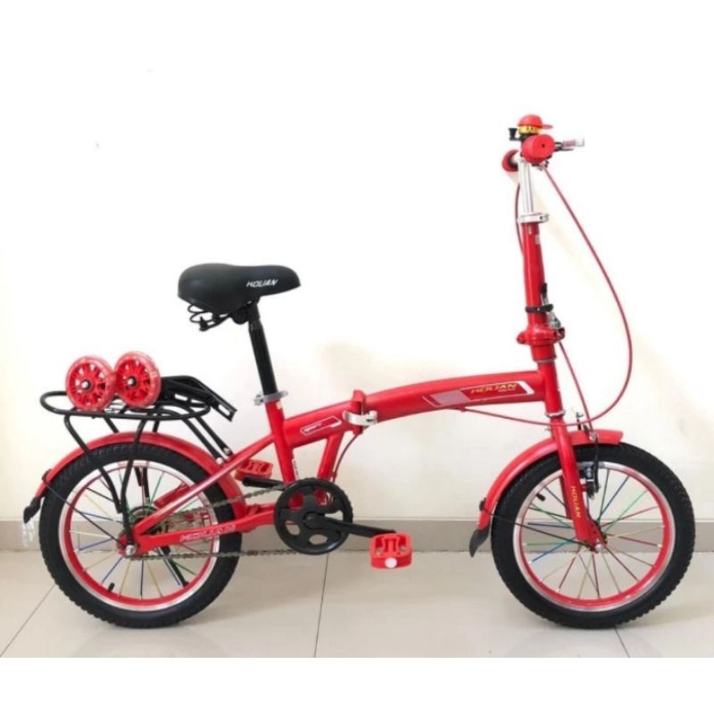 sepeda lipat 16 anak kouan singgle speed