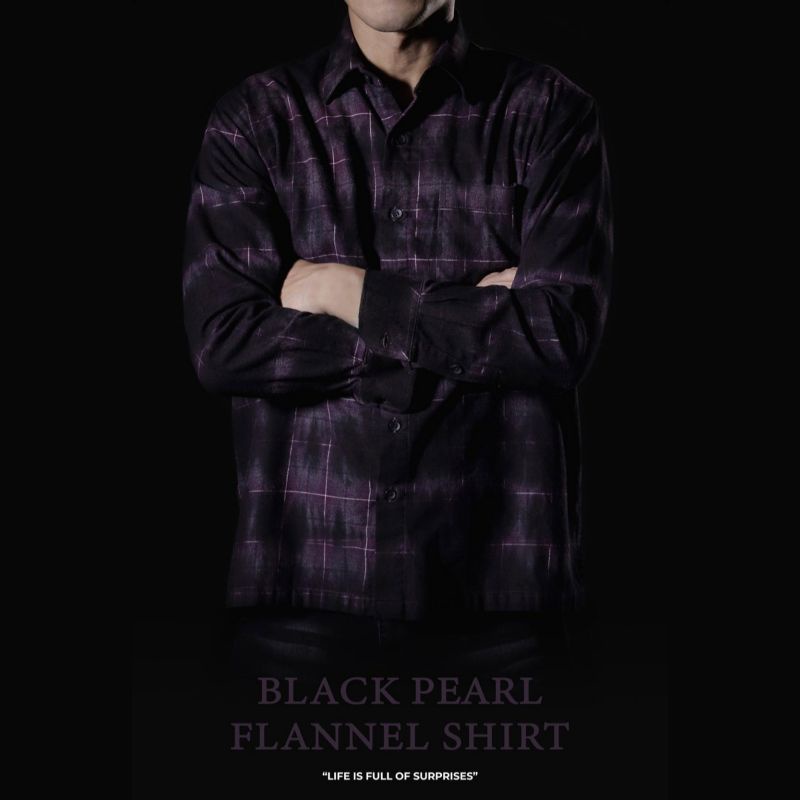 Rucas Flannel - Flannel Rucas - Flannel Black Pearl