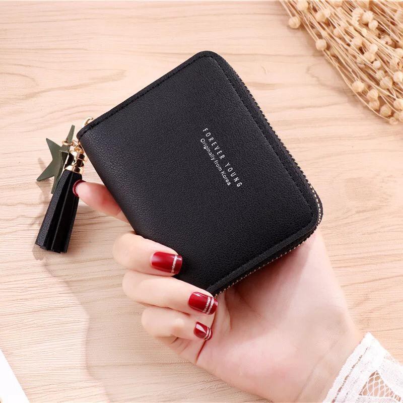 ( 27AN.ID ) DOMPET WANITA D03 DOVE  MINI GRACE KOREAN FASHION TRENDY FASHION WALLET C6-#2 ABU-ABU