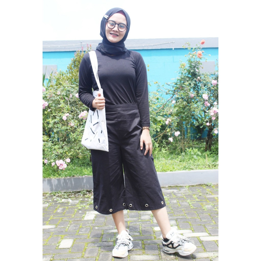 PREMIUM  Celana Wanita Kulot 7/8 Numia Trendy Pakaian Modis Cewek Coulotte Bahan Katun