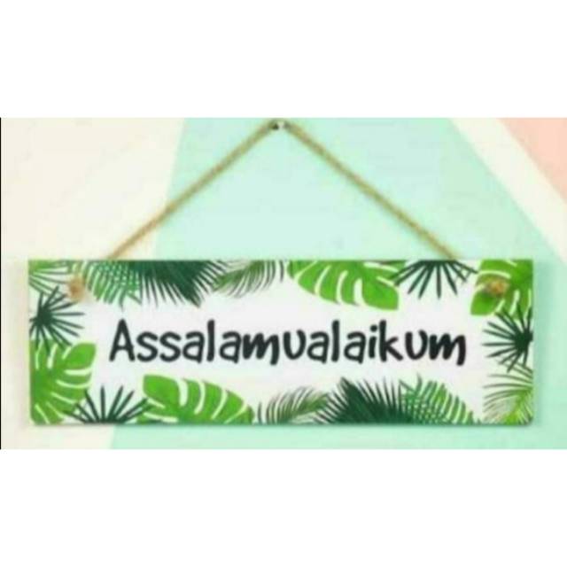 

Assalamualaikum warahmatullahi wabarokatuh