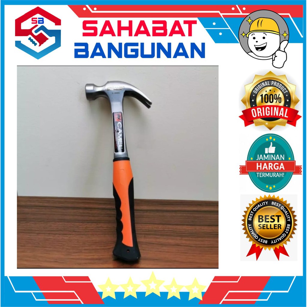 PALU KAMBING GAGANG BESI 8 OZ CAMEL - PALU KAMBING CAMEL GAGANG BESI 8 OZ - PALU KAMBING FIBER - PAL