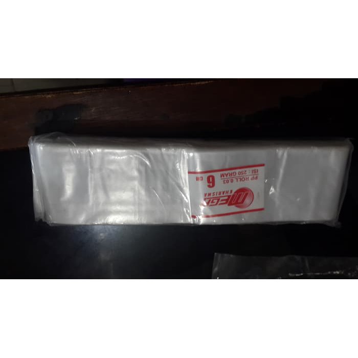 Jual Pp Roll 6 Cm / Plastik Bening Panjang / Plastik Pp Roll Murah