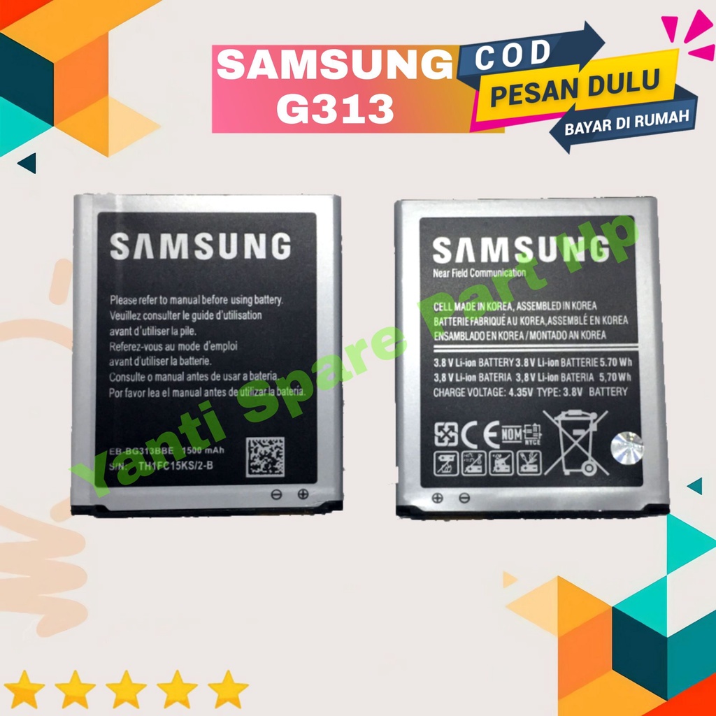 Baterai Samsung G313 S7272 S7262 S7270 S7275 B100AE Original New