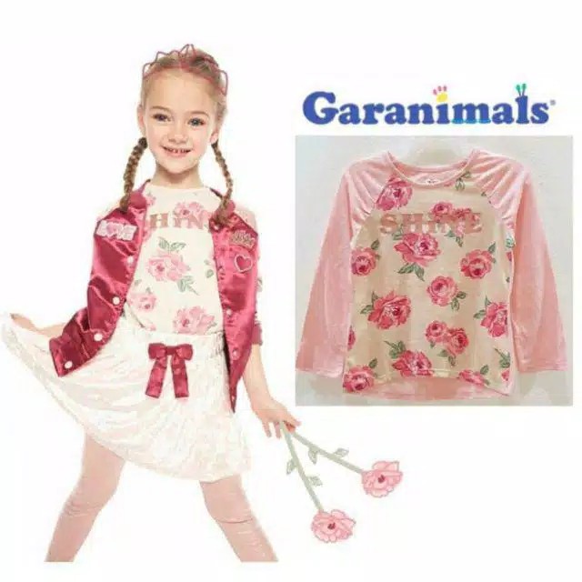 baju anak perempuan | baju anak perempuan lengan panjang | baju anak import perempuan | garanimals