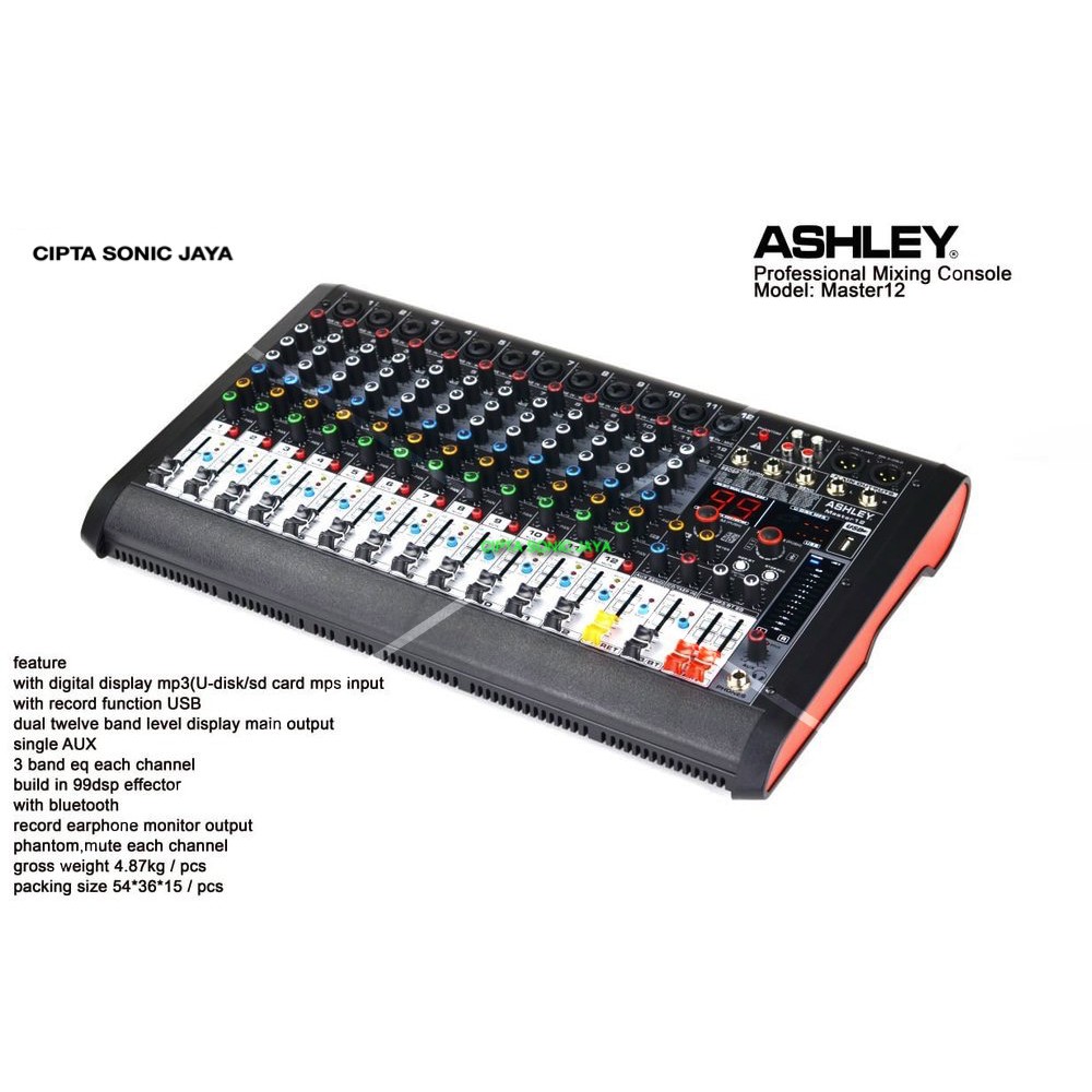 Mixer Ashley Master 12 ATAU MASTER12