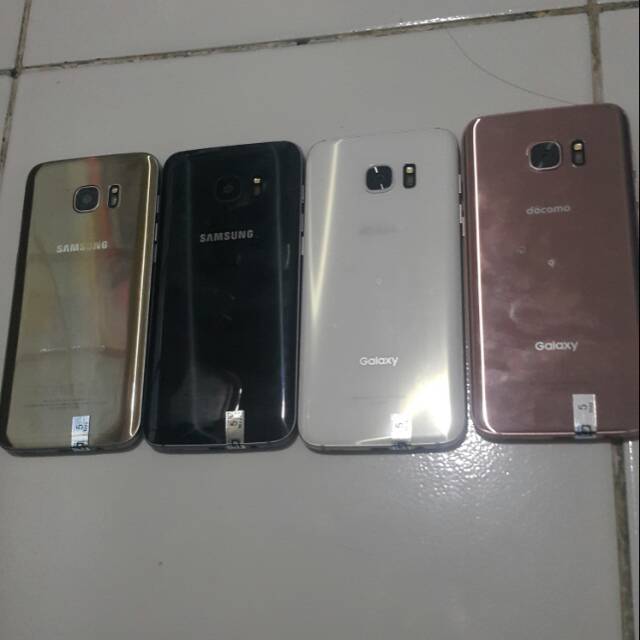 Samsung S7 Edge Docomo 32gb mulus lengkap mesin normal minus layar tompel ori komplit