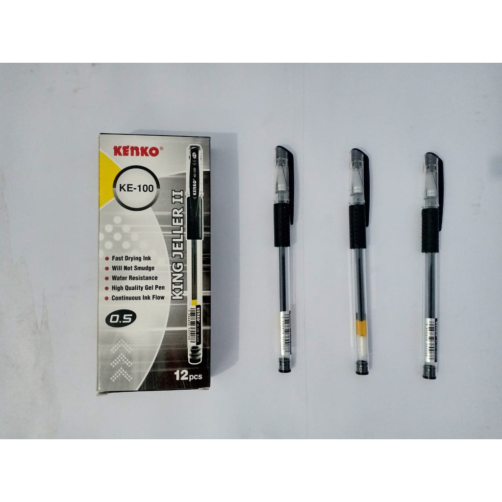 

BALLPEN GEL KE-100 BLACK KENKO