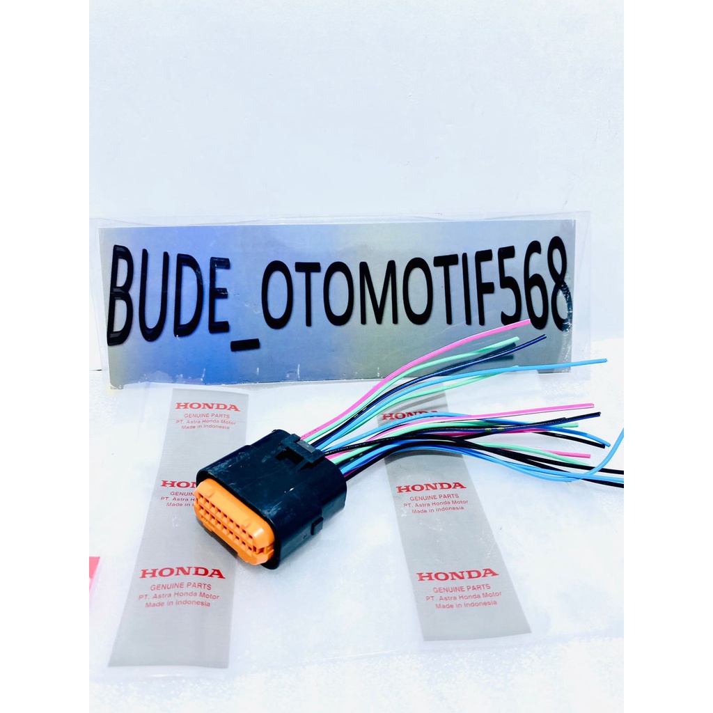 KABEL SOKET CDI ECU FI VARIO 110 KARBU KABEL 18 FULL KVB BARU ORI AHM