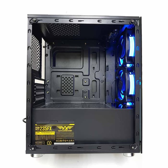 Casing Armaggeddon NIMITZ TR 1100 Include PSU &amp; Fan Black | Hitam