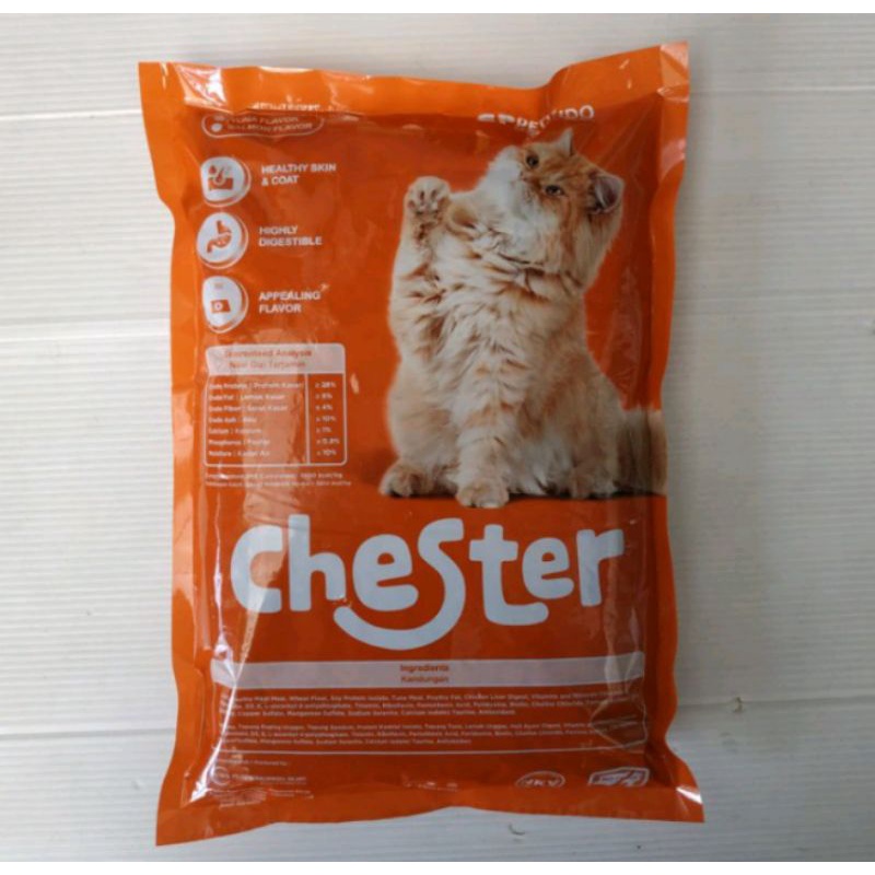 Gojek/Grab Chester Tuna All Stage 5kg Cat Food Makanan kucing kering 5kg