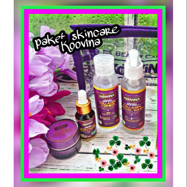 KOOVINA  PAKET SKINCARE KOMPLIT HEMAT 30 RIBU