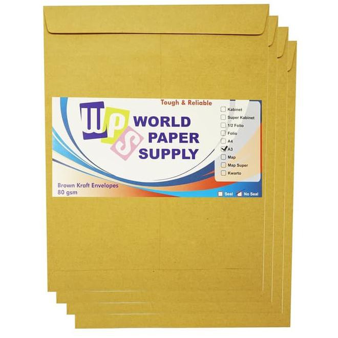

Hot Promo!!! Amplop Coklat Ukuran A3 Wps ( 33 X 42,5 Cm )