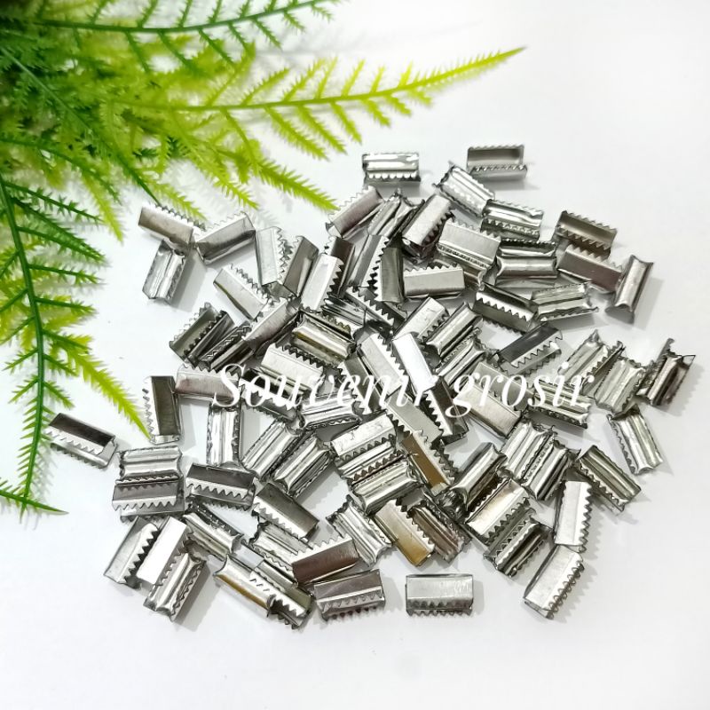 Klep penjepit tali / stopper tali gerigi 5mmx12mm