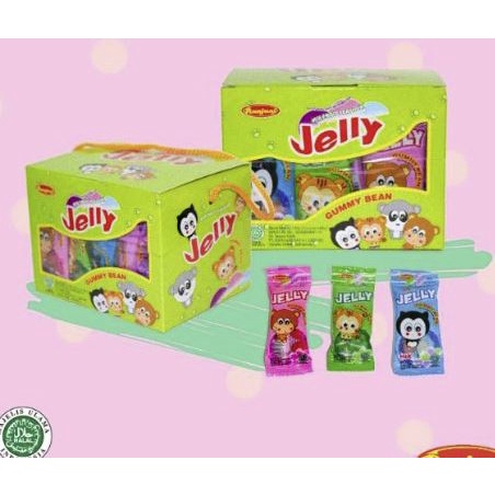 

Jelly Gummy Bean / Jelly Tas ( 1 Box isi 30 pcs )