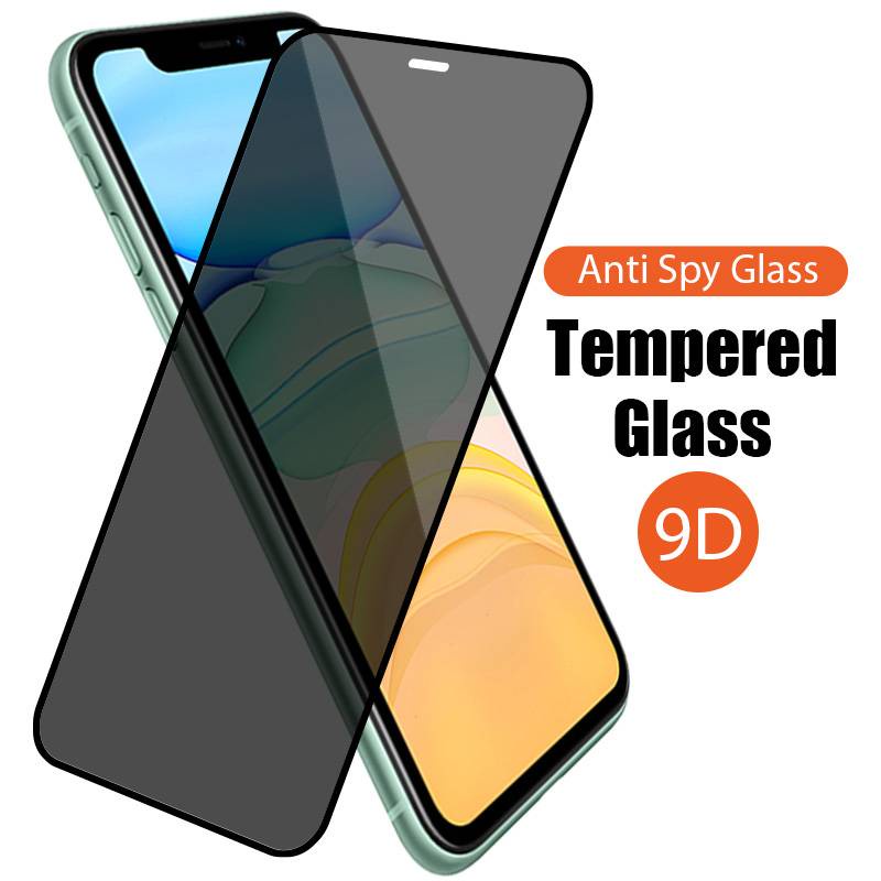 Tempered Protective Privacy Glass for IPhone 11 12 Pro Max Mini Glass for iPhone 7 8 Plus X XS Max XR SE 2020 Glass